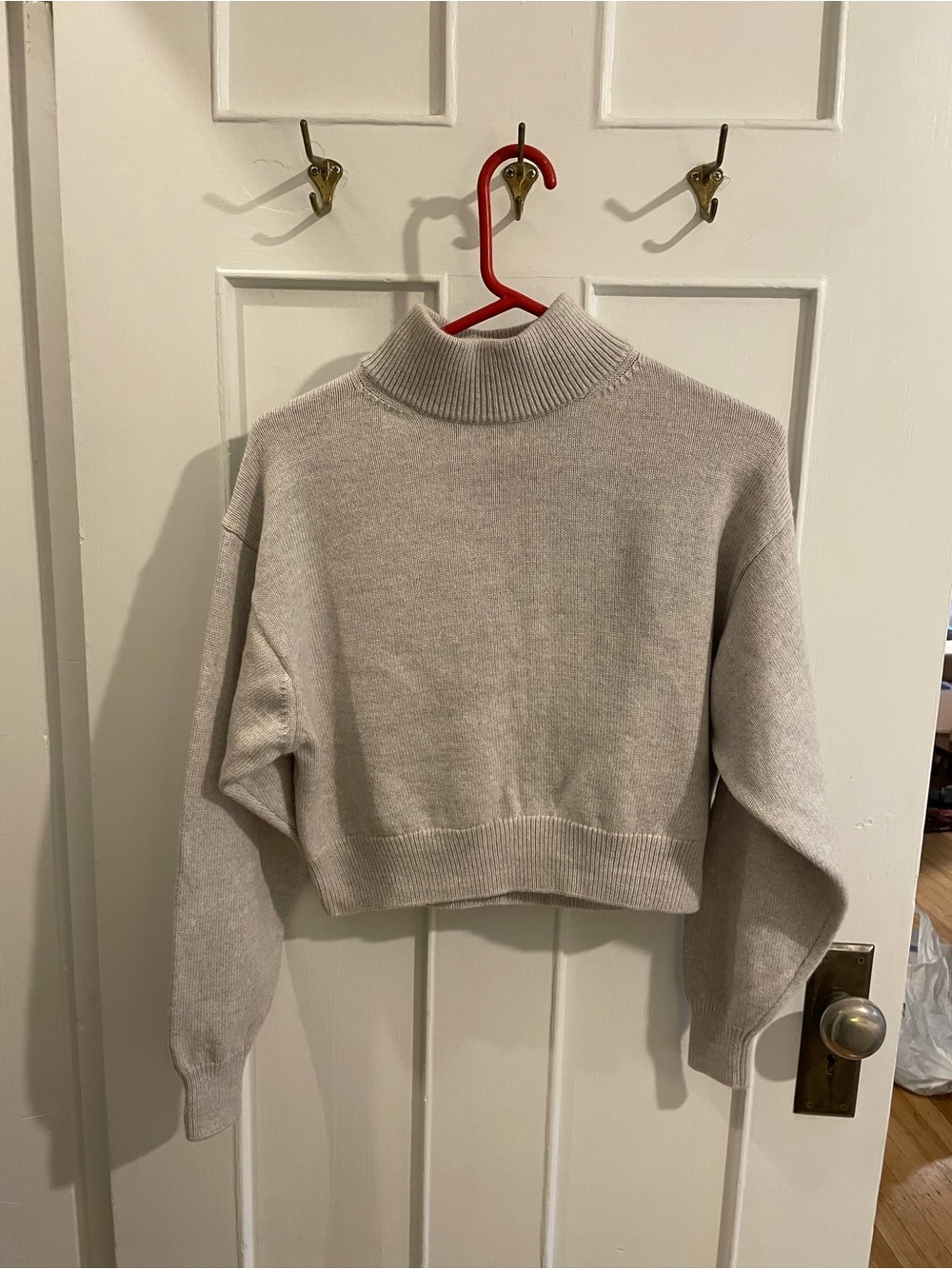 Aritzia Wilfred Free Wool Cropped Turtleneck Sweater